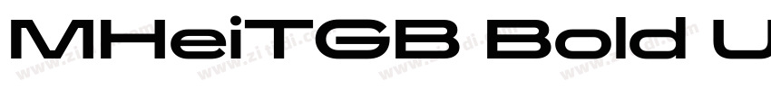 MHeiTGB Bold U Bold字体转换